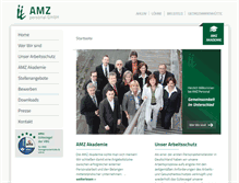 Tablet Screenshot of amz-personal.de